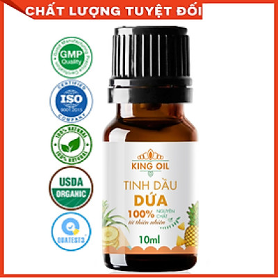 Tinh dầu Thơm (khóm, Dứa) nguyên chất thiên nhiên, xông phòng, khử mùi, thơm phòng, đuổi muỗi - KingOil