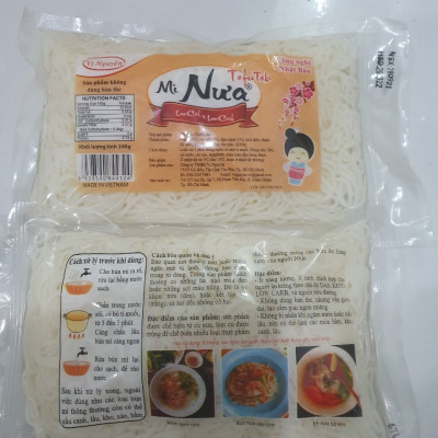 Combo 6 Gói Mì Nưa Vị Nguyên Das Keto 240g