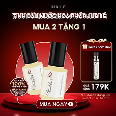 LA VIE EST BY JUBILÉ - Tinh dầu nước hoa Pháp Nữ Minisize Dạng lăn 3ml Thơm Lâu, Sang Trọng, Quyến Rũ
