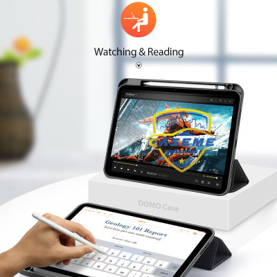 [iPad Gen 10] Bao Da Dành Cho iPad 10 2022, iPad 10.9" 2022 Dux Ducis Domo Series Có Khe Cắm Bút - Hàng Chính Hãng 