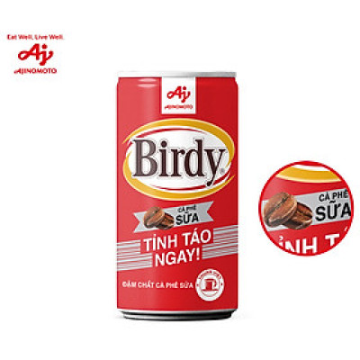 Thùng 30 Lon Cà Phê Birdy® Sữa 170ml/Lon