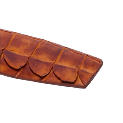 Thắt Lưng Nam Da Cá Sấu Nguyên Con Đầu Kim Bát Gài Huy Hoàng HT4221 - Vàng