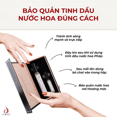 Miss by Jubilé - Tinh dầu nước hoa Pháp nữ Dạng lăn 12ml Thơm Lâu, Sang Trọng, Quyến Rũ