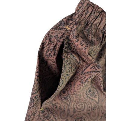 Quần Short Mặt Nhà Thương Hiệu Davie Dvs06 Chất Liệu Kate 100% Cotton Thoáng Mát