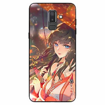 Ốp lưng dành cho Samsung J8 2018 mẫu Thiếu Nữ Mắt Xanh