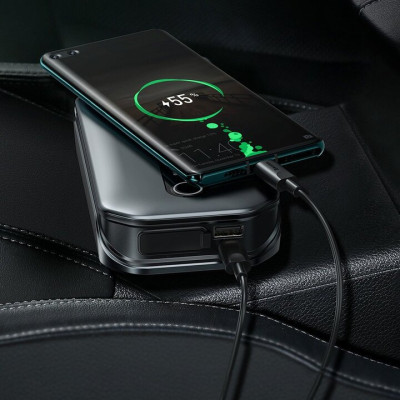 Bộ kích nô acquy kiêm sạc dự phòng 12000mAh Baseus CRJS03-01 - HÀNG CHÍNH HÃNG