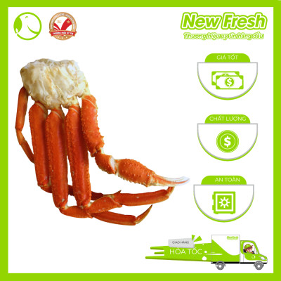 [GIAO NHANH HCM] Chân Cua Tuyết Canada Size  Trung - Túi 1Kg (5-6 cụm chân)