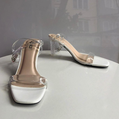 Sandal gót kim cương 8 phân thời trang cá tính 21768