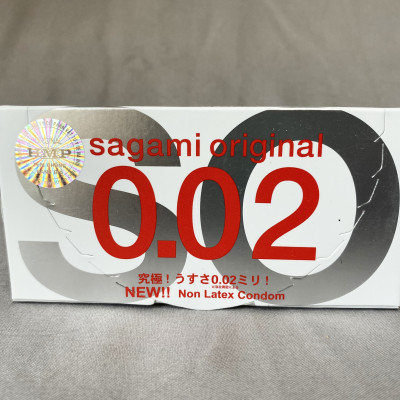 Bao Cao Su 0.02 Sagami Original (2s) - Siêu Mỏng - Truyền Nhiệt Nhanh - Chống Dị Ứng - 100% Hàng Chính Hãng - Che Tên Sản Phẩm