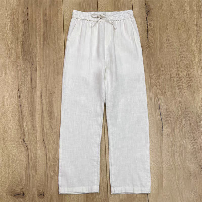 Quần suông bo chun kèm dây rút dành cho nữ, thời trang trẻ 2025 qd09