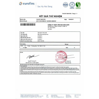 CHÂN YẾN RÚT LÔNG - HỘP 100GR - BẢO SƠN TRUE NEST