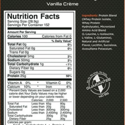 Rule 1 Protein 10Lbs 4,54kg – Bổ sung Protein 100% Whey Isoalte & Hydrolyzed, hấp thu cực nhanh, tăng Cơ cực mạnh