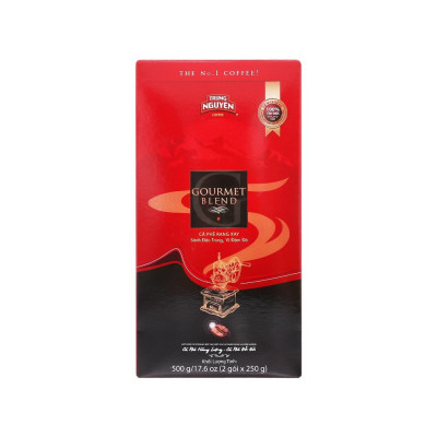 Cà phê  Rang Xay Gourmet Blend Trung Nguyên Legend - Hộp 500gr