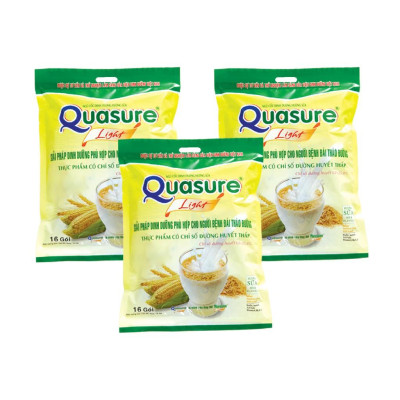 Bột ngũ cốc Quasure light túi 400 gram Bibica - thực phẩm dành cho người ăn kiêng, người tiểu đường 