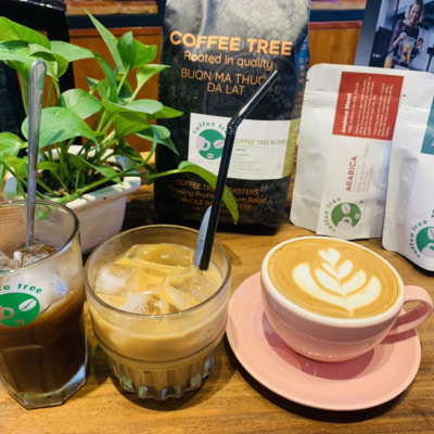 Cà phê bột Arabica Cầu Đất 500g nguyên chất 100% thơm nồng, vị nhẹ, gu tây TẶNG Phin Nhôm Pha Cà Phê Màu Đỏ Cao Cấp