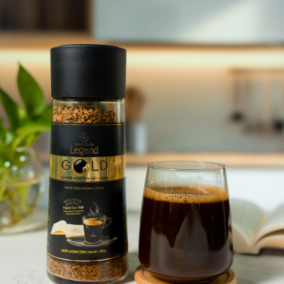 Cà Phê Hòa Tan Sấy Lạnh Trung Nguyên Legend Gold - Hũ 100gr