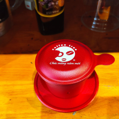 Cà phê bột Arabica Cầu Đất 500g nguyên chất 100% thơm nồng, vị nhẹ, gu tây TẶNG Phin Nhôm Pha Cà Phê Màu Đỏ Cao Cấp