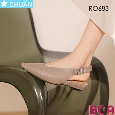 Giày Slingback cao 3 phân RO683 ROSATA tại BCASHOP Sự Kết Hợp Hoàn Hảo Giữa Thanh Lịch và Tối Giản