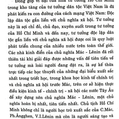 Xây dựng con người Việt Nam theo di chúc của chủ tịch Hồ Chí Minh