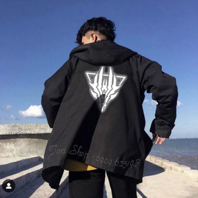 ÁO KHOÁC DÙ 2 Lớp Phản Quang Skull M660 Chống Nắng