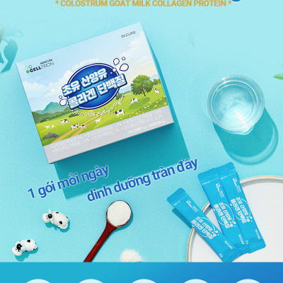 Sữa Non Sơn Dương CELLTRION Hộp 100 gói [Thực phẩm bổ sung Colostrum Goat Milk Collagen Protein]