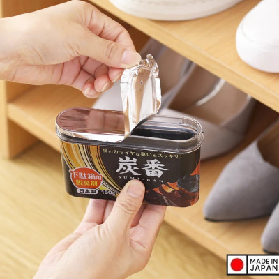 Hộp khử mùi tủ giày tủ quần áo than hoạt tính Kokubo 150g