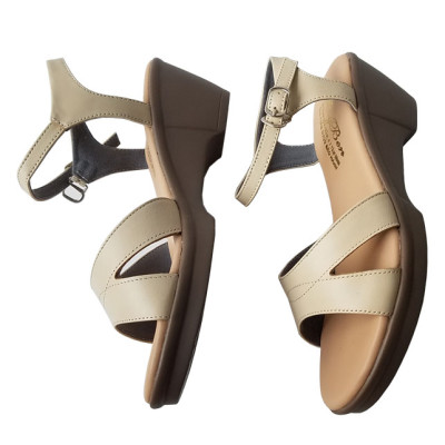 Giày sandal xuồng nữ da bò BIGGBEN cao cấp SDX35