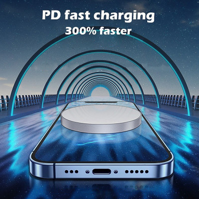 Bộ sạc không dây từ tính Wiwu Magnectic là giải pháp sạc hiện đại dành cho các thiết bị iPhone, iPad, và AirPods. Được thiết kế với công nghệ từ tính tiên tiến, bộ sạc này mang đến hsạc nhanh và bảo vệ toàn diện cho thiết bị của bạn - Hàng nhập khẩu.