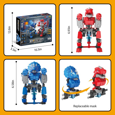 BYJARDA - VS0301 - Bộ Đồ Chơi Khủng Long Boxing Thủy Lực 348(Chi Tiết)