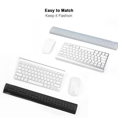 Tấm đệm lót chuột tiện dụng Vải không trơn trượt Kết cấu hỗ trợ kê cổ tay cho văn phòng BUBM