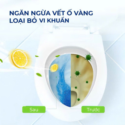 Viên Sạch Bồn Cầu – Viên Thả Bồn Cầu Sạch Khuẩn, Tẩy Sạch Mảng Bám, Khử Mùi Diệt Vi Khuẩn Toilet - HÀNG CHÍNH HÃNG MINIIN
