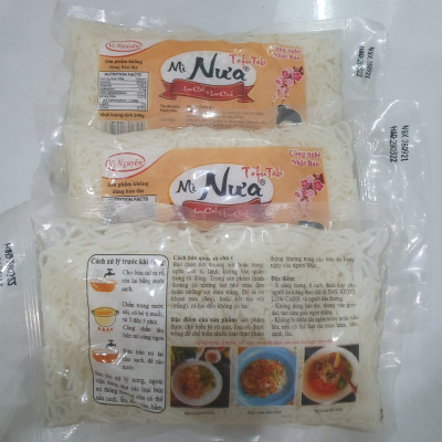 Combo 10 Gói Mì Nưa Vị Nguyên Das Keto 240g