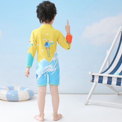 Đồ Bơi Trẻ Em 1 Mảnh  Khủng Long Phong Cách Thời Trang Mới Kèm Nón Bơi