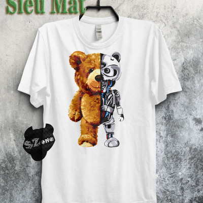 Áo Phông Nam Cotton 100% In Hình 3D Cao Cấp Có Big Size - Áo Thun Nam Ngắn Tay Chất Mát Mùa Hè SZone PM59