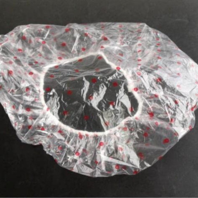 Set 06 mũ tắm trùm đầu, họa tiết chấm bi Free size Shower Cap Seiwa - Hàng nội địa Nhật Bản