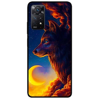 Ốp lưng dành cho Xiaomi Redmi Note 11 Pro 5G - Sói Và Mặt Trăng