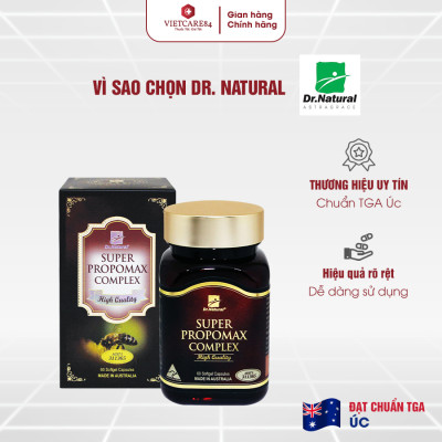 Viên Uống Keo Ong Úc Super Propomax Complex (60V) | Giúp tăng cường sức khỏe, nâng cao sức đề kháng - Nhập Nhẩu Chính Hãng