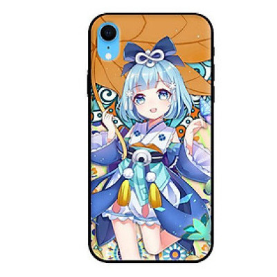 Ốp lưng cho iPhone XR Anime Cô Gái Đội Nón Vàng - Hàng chính hãng