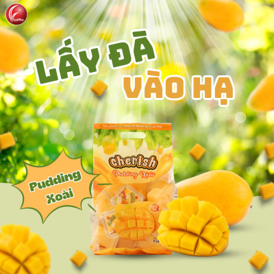 Thạch pudding Cherish vị Xoài 850g