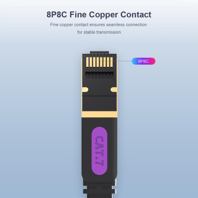 Cáp mở rộng mạng VENTION CAT 7 LAN RJ45 tốc độ nhanh 10 Gigabit cho doanh nghiệp và gia đình