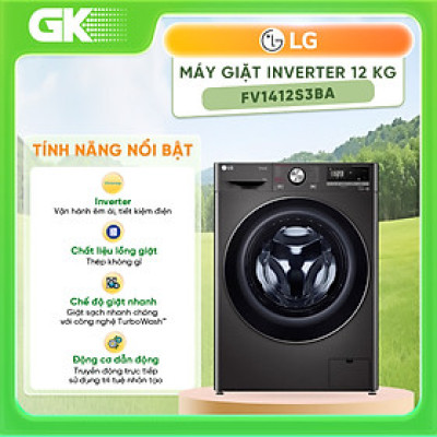 Máy giặt LG FV1412S3BA inverter 12.0kg - Hàng chính hãng (chỉ giao HCM)