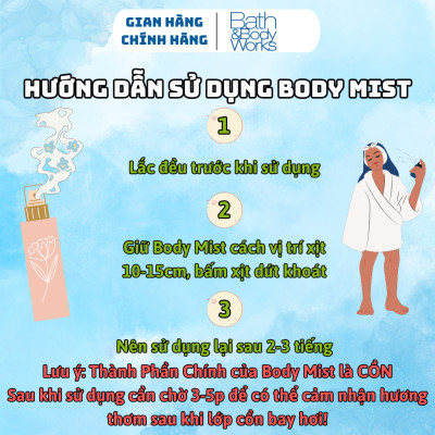 Body Mist Bath And Body Works Nam Nữ Chính Hãng You’re The One, Xịt Thơm Body Toàn Thân Hương Nước Hoa 236ml