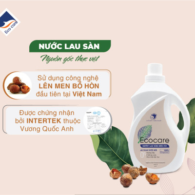 Nước lau sàn Hữu cơ Ecocare đuổi muỗi tinh dầu Quế 4000ml