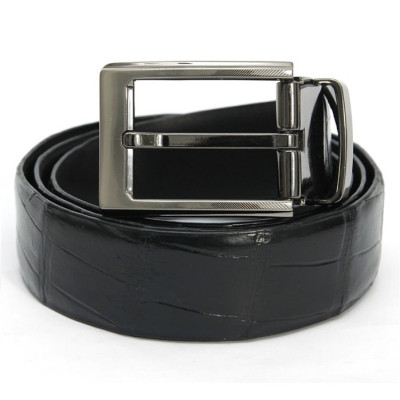  Dây nịt nam da cá sấu Huy Hoàng nguyên con bụng 4P đầu kim nhiều màu HJ4757-58-59-80-81-82 -