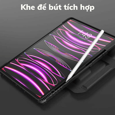 Bao Da Kèm Bàn Phím cho iPad Air 10.9 2020 / Air 4 / Air 5 / iPad Pro11 2020/2021 Nillkin Bumper Go Case Keyboard (Có khe cắm bút Apple Pencil) - Hàng Chính Hãng