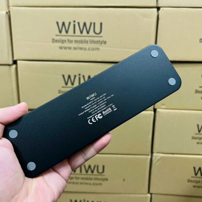 DOCK SẠC KHÔNG DÂY TRONG SUỐT WIWU MATRIX 3IN1 WI-W010 TƯƠNG THÍCH VỚI TẤT CẢ CÁC THIẾT BỊ SẠC KHÔNG DÂY, THIẾT KẾ TRONG SUỐT, CHẤT LIỆU CAO CẤP - HÀNG CHÍNH HÃNG