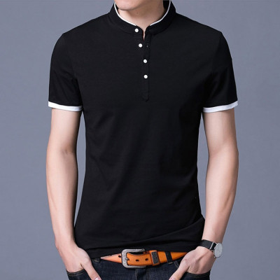 Áo thun nam ngắn tay cổ trụ thời trang SITAKI cao cấp ATN01