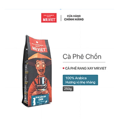 MR.VIET Cà Phê Hương Chồn - Cà Phê Rang Xay Túi 250g