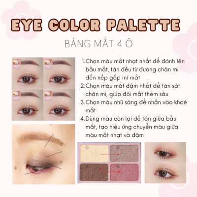 Bảng Phấn Mắt Daisy Doll By Mary Quant Nhật Bản Siêu Bền Màu Đa Chức Năng Phấn Má Hồng Bắt Sáng BR-01 Sand Brown 5.1g