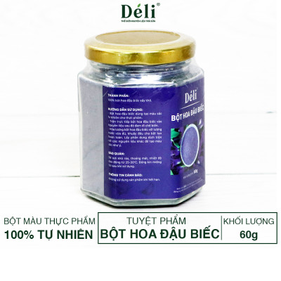 Bột màu hoa đậu biếc Déli